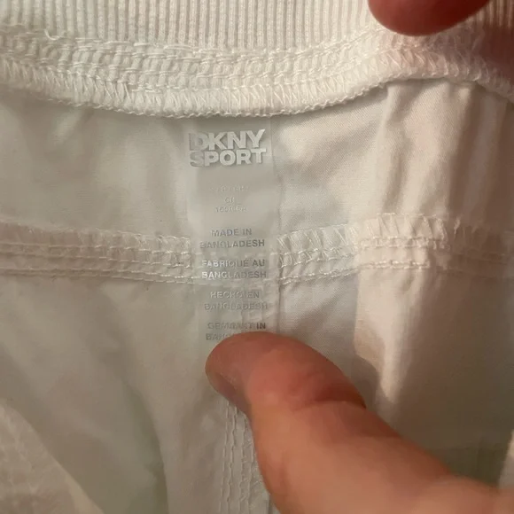 DKNY Women's White Cargo Pants - Picture 5 of 5